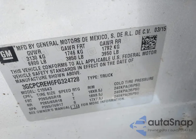 3GCPCREH6FG324728: 44460060