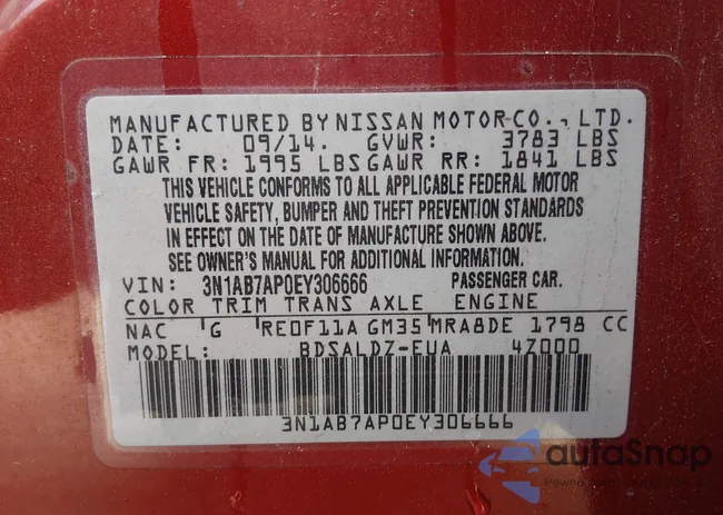 3N1AB7AP0EY306666: 44460075