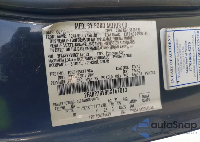 2FABP7BV8BX167013: 44460089