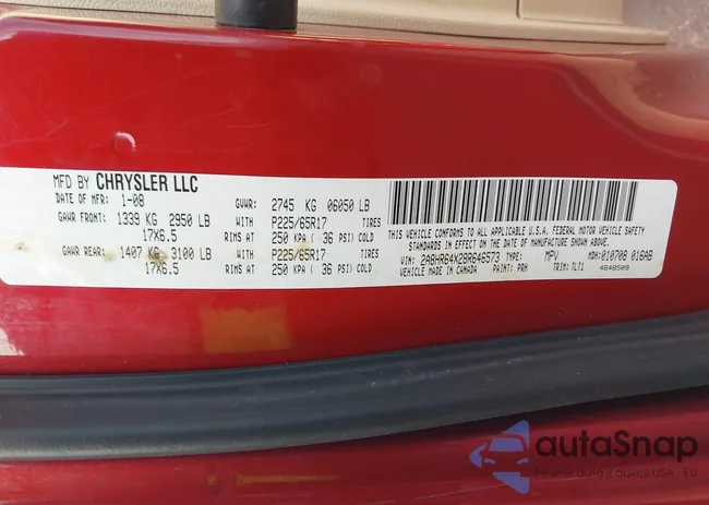 2A8HR64X28R646573: 44460132