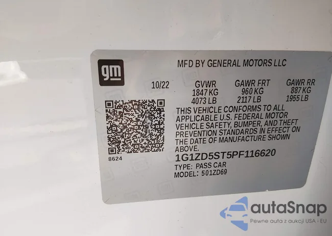 1G1ZD5ST5PF116620: 44460157