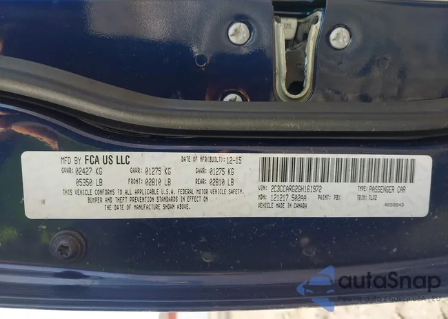 2C3CCARG2GH161972: 44460243