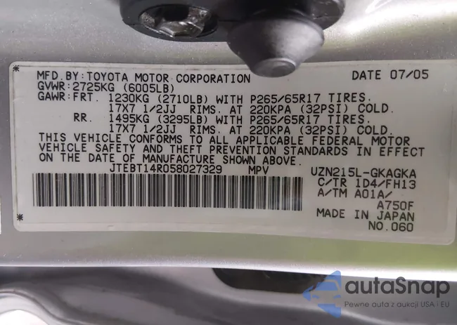 JTEBT14R058027329: 44460258