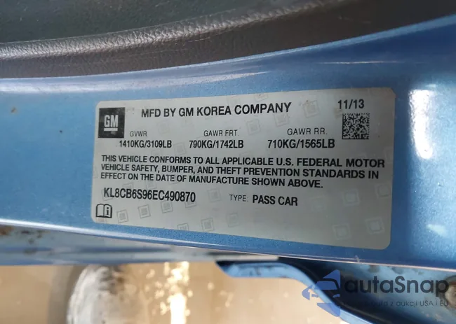 KL8CB6S96EC490870: 44459556