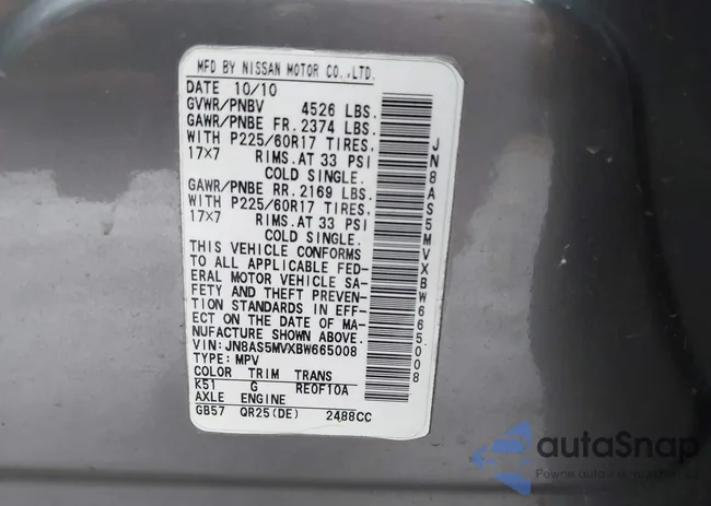 JN8AS5MVXBW665008: 44459694