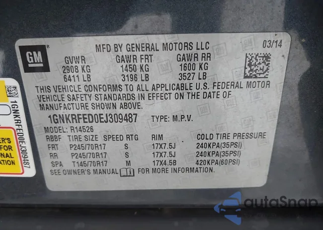 1GNKRFED0EJ309487: 44460779