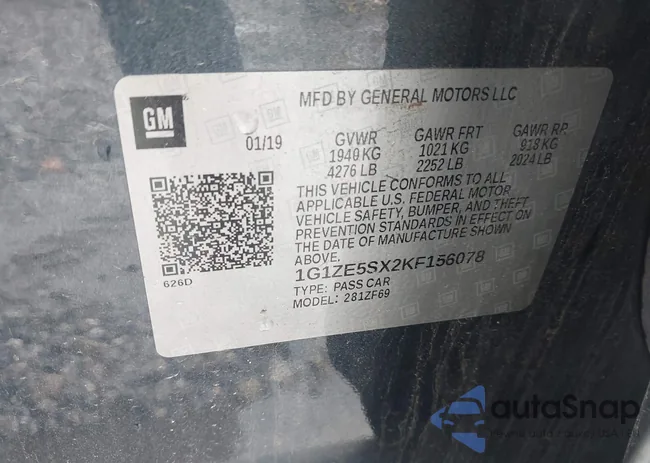 1G1ZE5SX2KF156078: 44460877