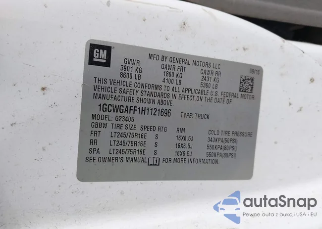 1GCWGAFF1H1121696: 44460891