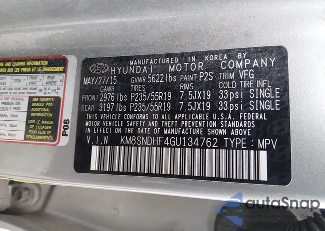 KM8SNDHF4GU134762: 44460953