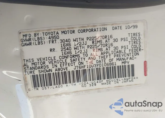 JT6HF10U3Y0106861: 44461010