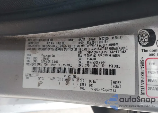 3FADP4BJ9FM217343: 44461057