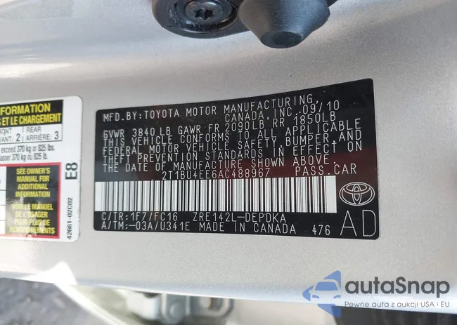 2T1BU4EE6AC488967: 44461058