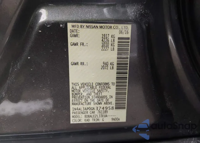 1N4AL3AP0GN374958: 44461256