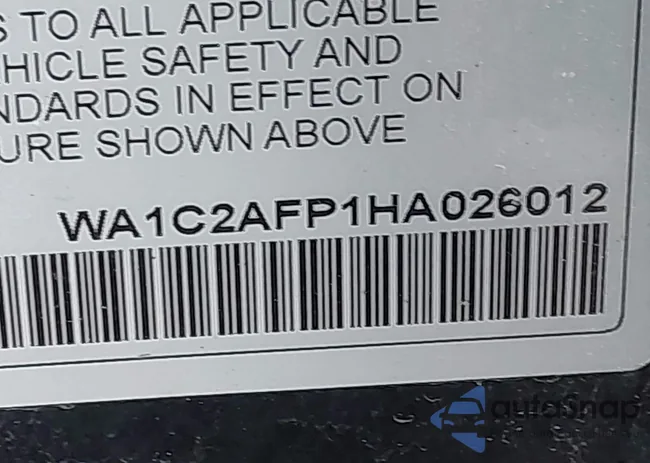 WA1C2AFP1HA026012: 44461274