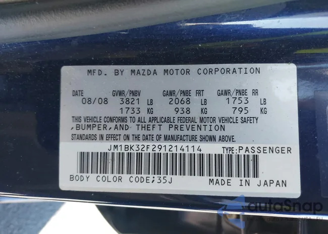 JM1BK32F291214114: 44460339