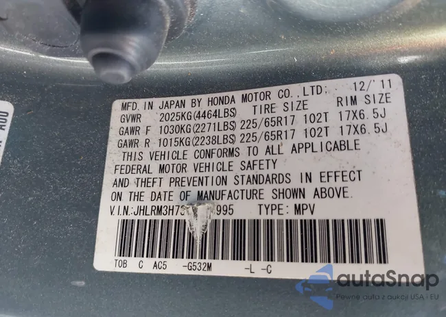 JHLRM3H73CC003995: 44460371