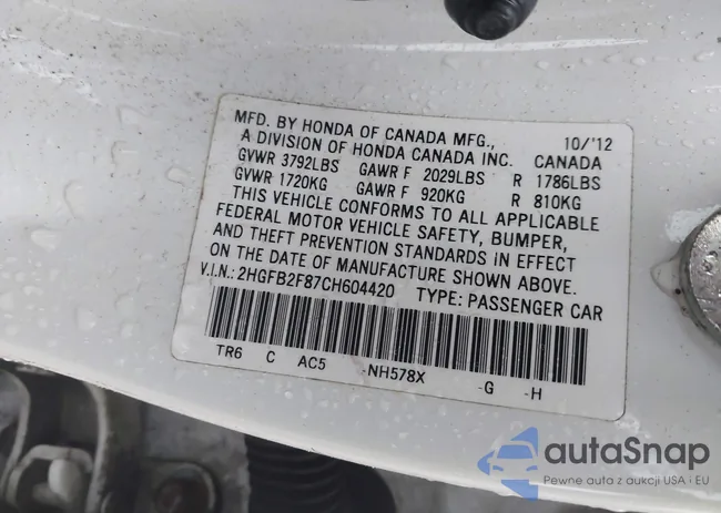 2HGFB2F87CH604420: 44460553