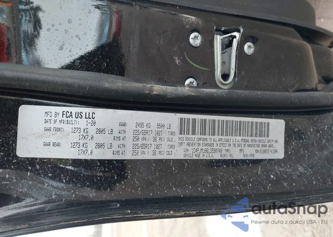 1C4PJMLB6LD590749: 44460666