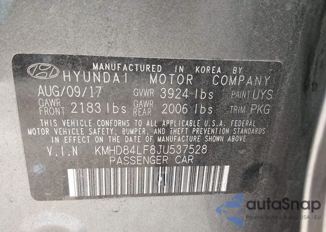 KMHD84LF8JU537528: 44461792