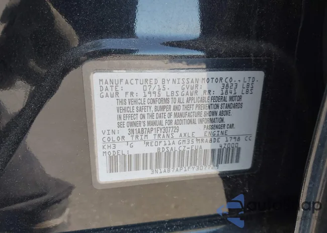 3N1AB7AP1FY307729: 44461905