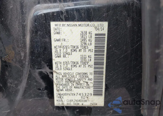 1N6AD0FV7EN745329: 44462137