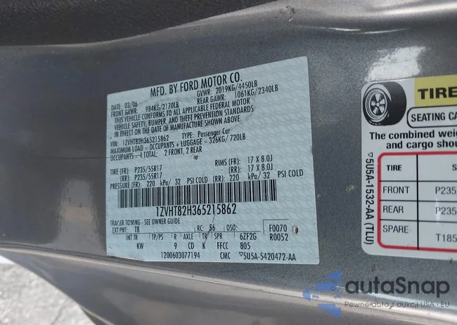 1ZVHT82H365215862: 44462270