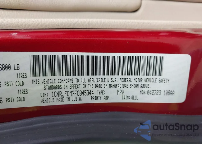 1C4RJFCM7FC845344: 44461561