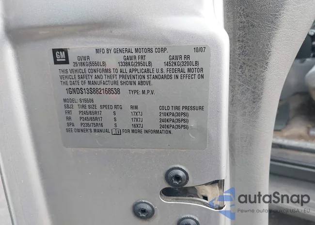 1GNDS13S882168538: 44461691