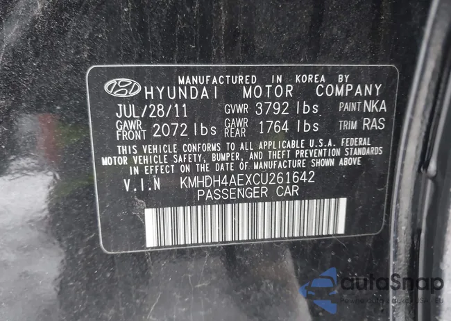 KMHDH4AEXCU261642: 44463061