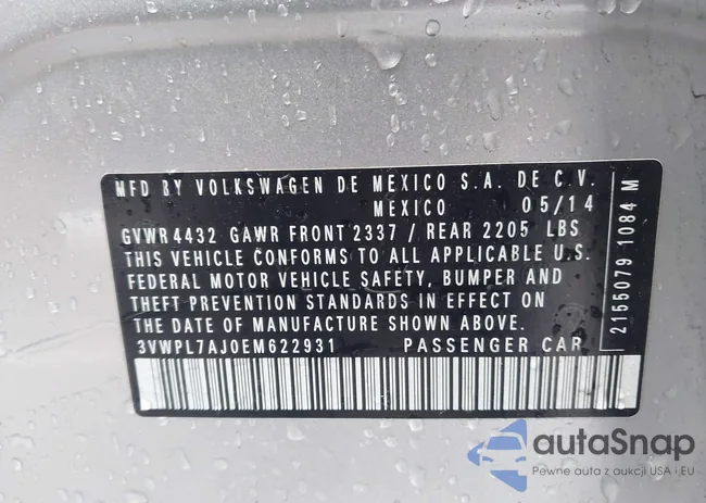 3VWPL7AJ0EM622931: 44463149