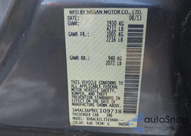 1N4AL3AP9EC109738: 44462610