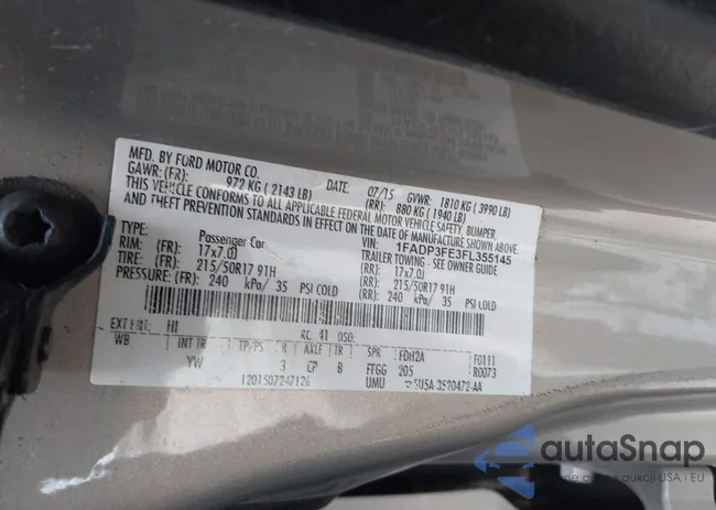 1FADP3FE3FL355145: 44463853