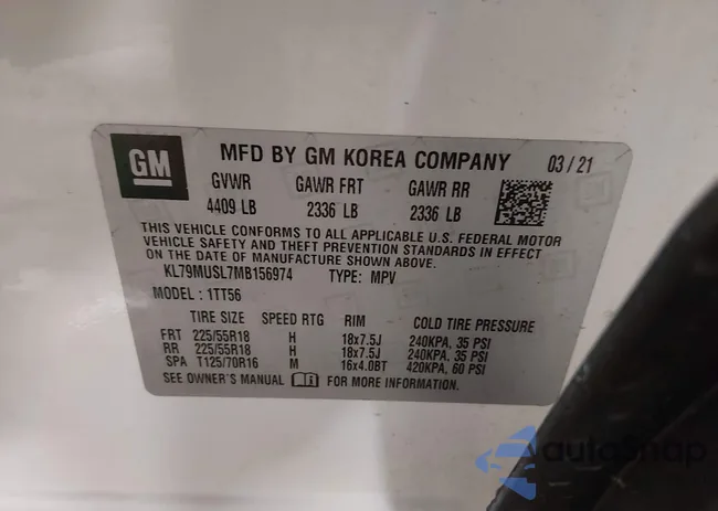 KL79MUSL7MB156974: 44464060