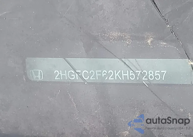 2HGFC2F62KH572857: 44464180