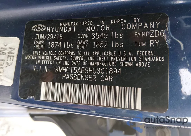 KMHCT5AE9HU301894: 44464256