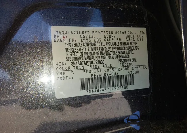 3N1AB7AP7DL723830: 44464329