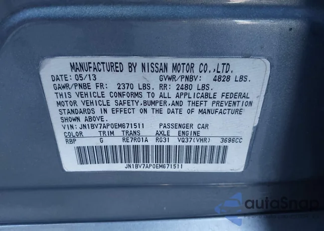 JN1BV7AP0EM671511: 44463364