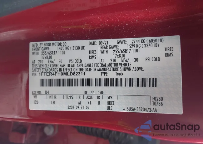 1FTER4FH0MLD82311: 44463369