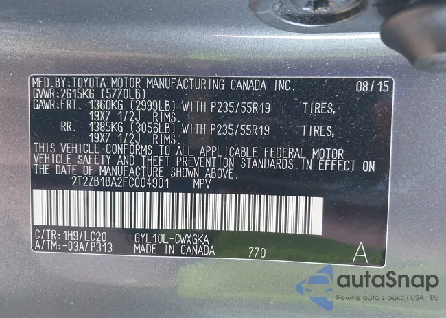 2T2ZB1BA2FC004901: 44463437