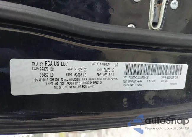 2C3CDXGJ8JH230475: 44463494