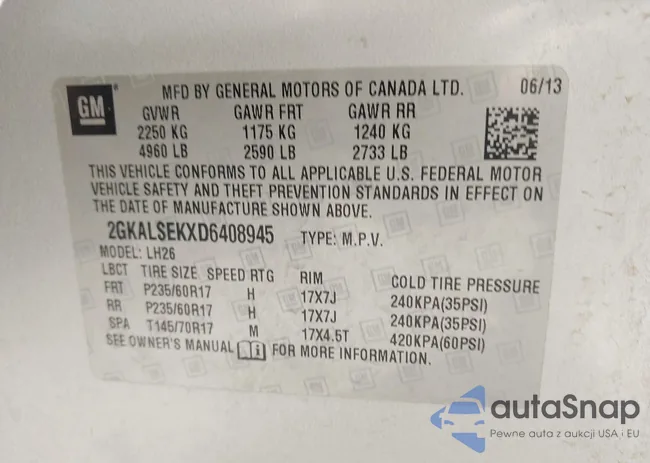 2GKALSEKXD6408945: 44463519