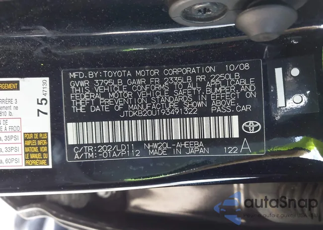 JTDKB20U193491322: 44463615