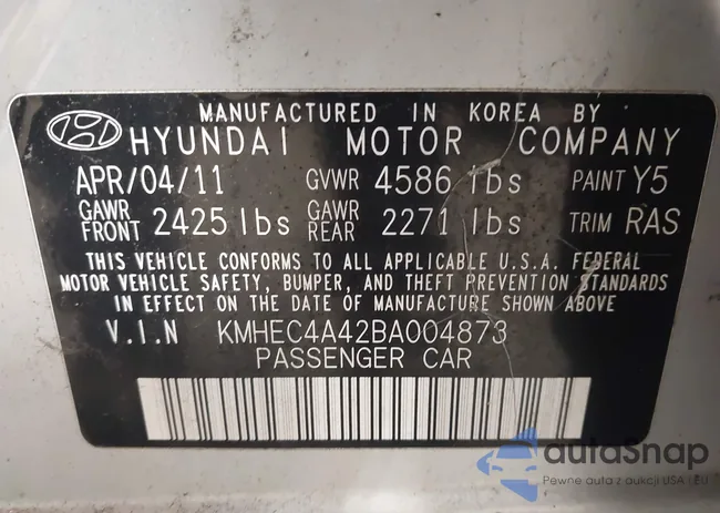 KMHEC4A42BA004873: 44463708