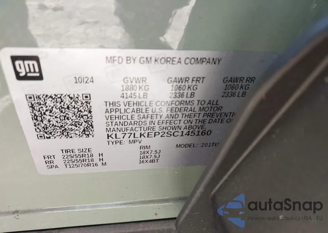 KL77LKEP2SC145160: 44463725