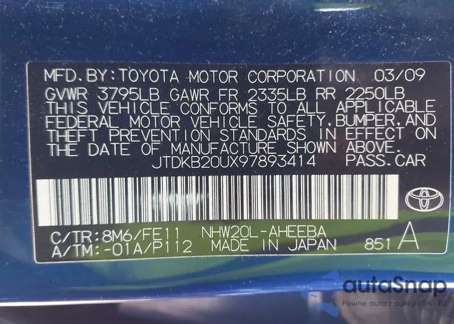 JTDKB20UX97893414: 44465076