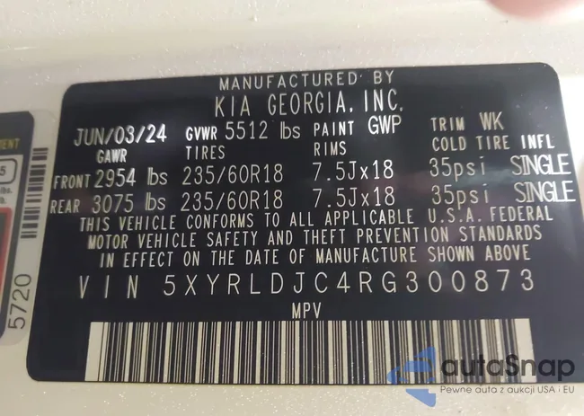 5XYRLDJC4RG300873: 44465238