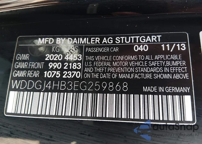 WDDGJ4HB3EG259868: 44464361