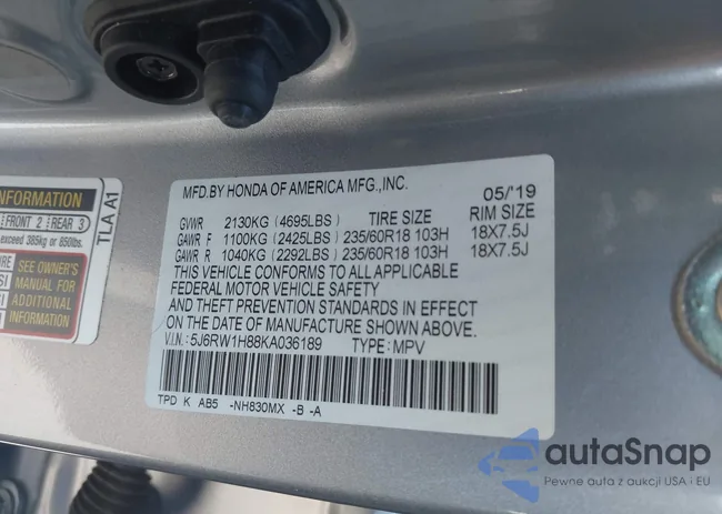 5J6RW1H88KA036189: 44464589