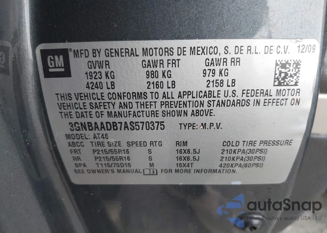 3GNBAADB7AS570375: 44465804