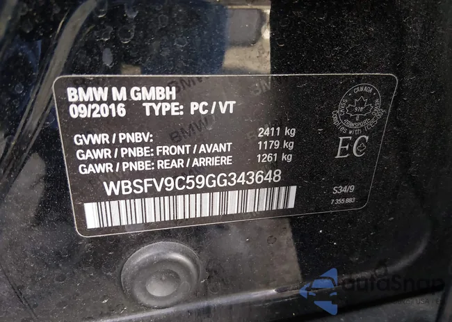 WBSFV9C59GG343648: 44466071